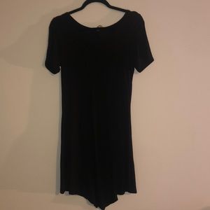 Black T-shirt dress